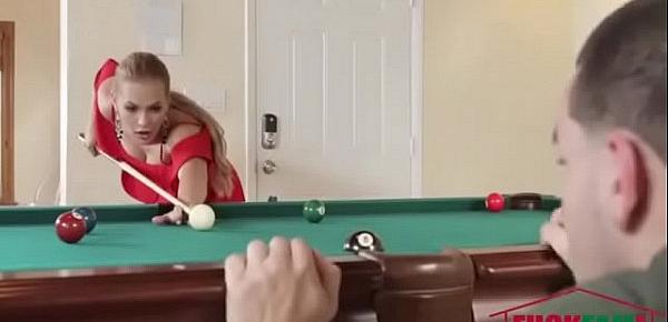 Sloan Harper in Baby Talking Over Billiards
